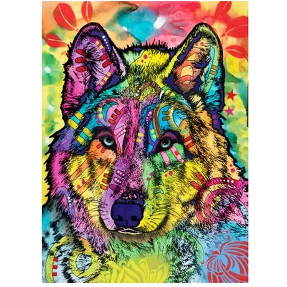 Puzzle 1000 pièces : Le regard du loup - Anatolian