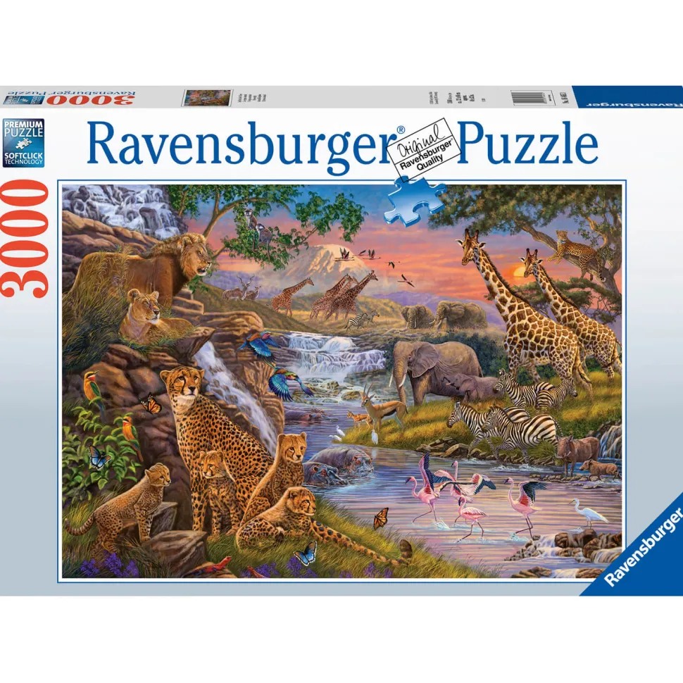 Puzzle 3000 pièces : Le règne animal - Ravensburger