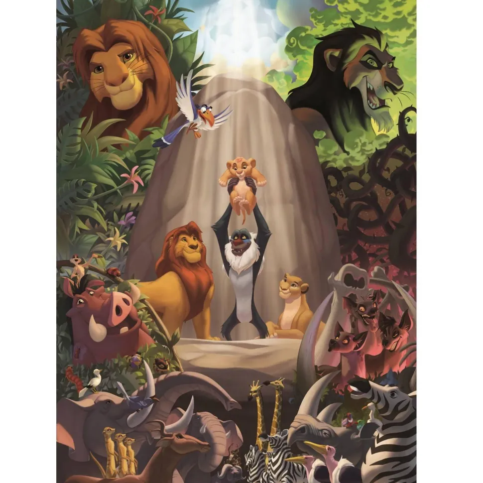 Puzzle 1000 pièces : Le Roi Lion - Clementoni