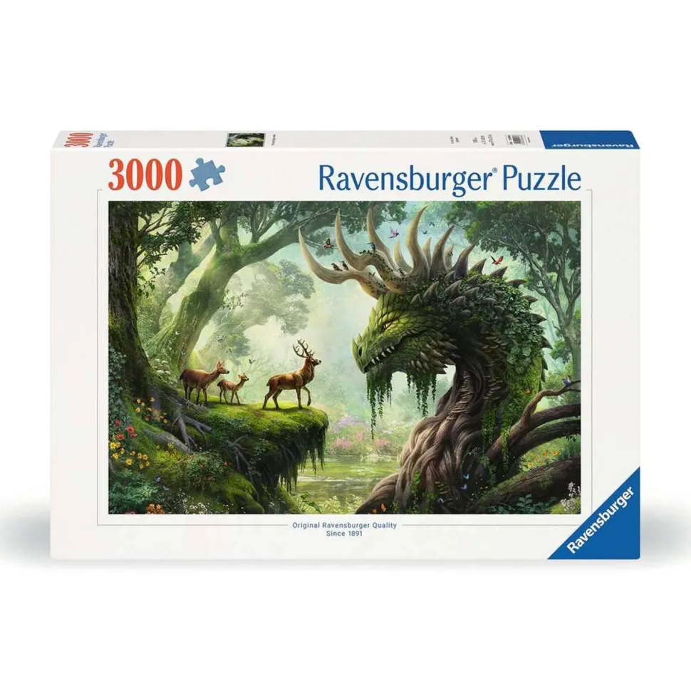 Puzzle 3000 pièces - Le réveil du dragon de la forêt - Ravensburger