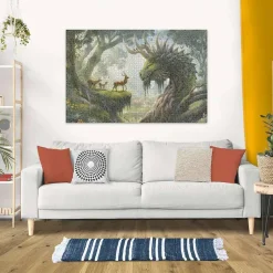 Puzzle 3000 pièces - Le réveil du dragon de la forêt - Ravensburger