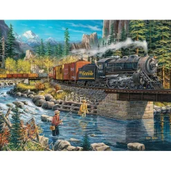 Puzzle 1000 pièces : Le silence de la rivière est brisé par KZ - Eurographics