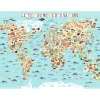 Puzzle 500 pièces : Le tour du monde des saveurs, Julie Mercier - Nathan