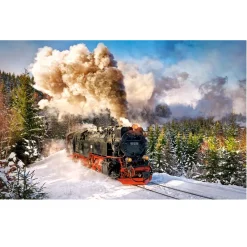 Puzzle 1000 pièces : Le train à vapeur - Castorland
