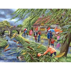 Puzzle 1000 pièces : Le vent aux fenêtres - The House Of Puzzle