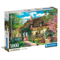 Puzzle 1000 pièces : Le vieux cottage - Clementoni