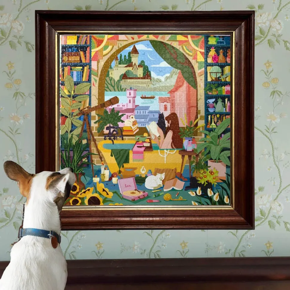 Puzzle 1000 pièces : Lecture Et Détente - Eeboo