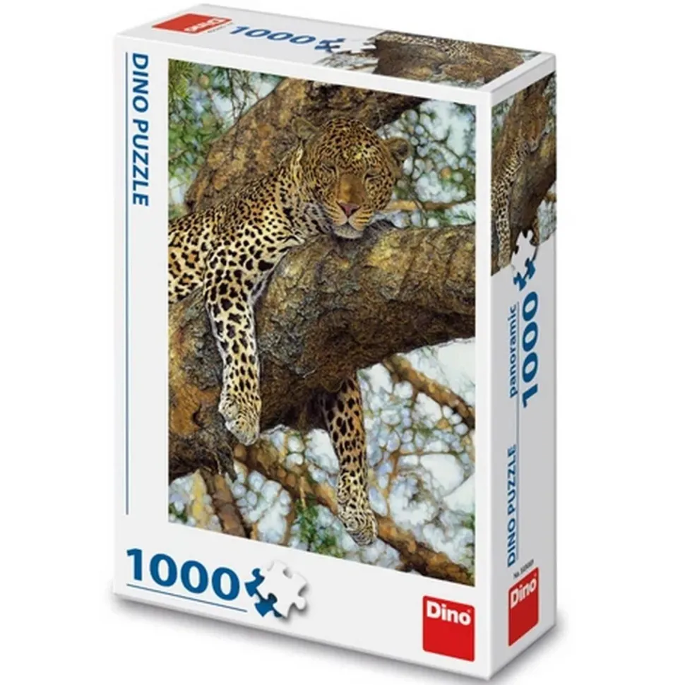 Puzzle 1000 pièces : Leopard - Dino