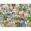 Puzzle 1000 pièces : Les albums d'Astérix - Nathan