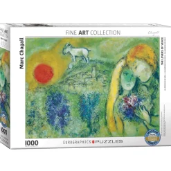 Puzzle 1000 pièces : Les amoureux de Vence, Marc Chagall - Eurographics