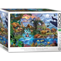 Puzzle 5000 pièces : Les animaux du monde - Eurographics