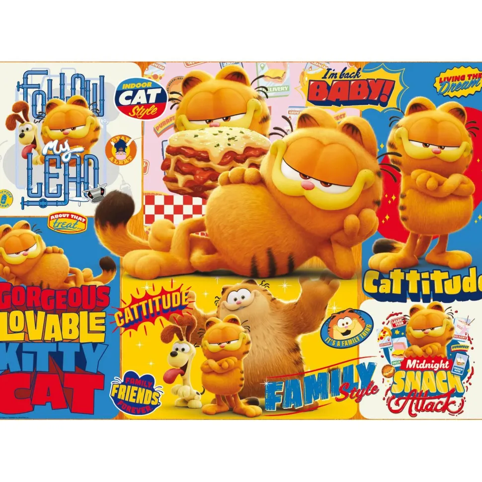 Puzzle 1000 pièces : Les Aventures de Garfield - Trefl