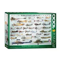 Puzzle 1000 pièces : Les avions de la Première Guerre Mondiale - Eurographics