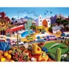 Puzzle 550 pièces : Les bords de route du Sud-Ouest - Le Pays d'AZ - Master Pieces