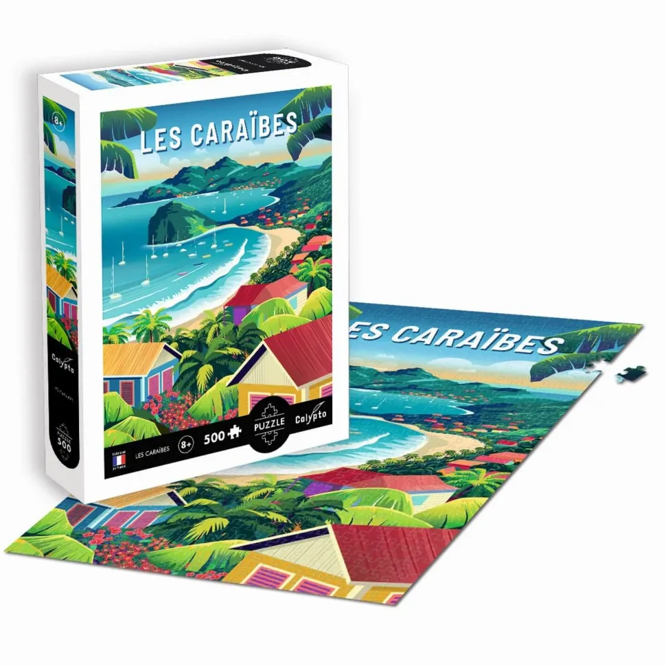 Puzzle 500 pièces : Les Caraïbes - Sentosphère
