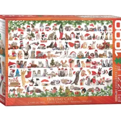 Puzzle 1000 pièces : Les chats de noël - Eurographics