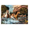 Puzzle 1000 pièces : Les chevaux - Dino