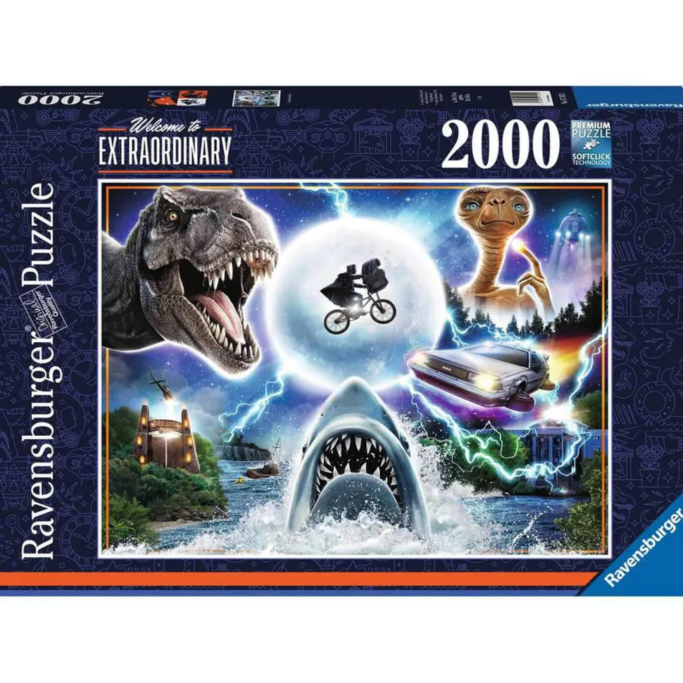 Puzzle 2000 pièces : Les Films Cultes D'Universal - Ravensburger