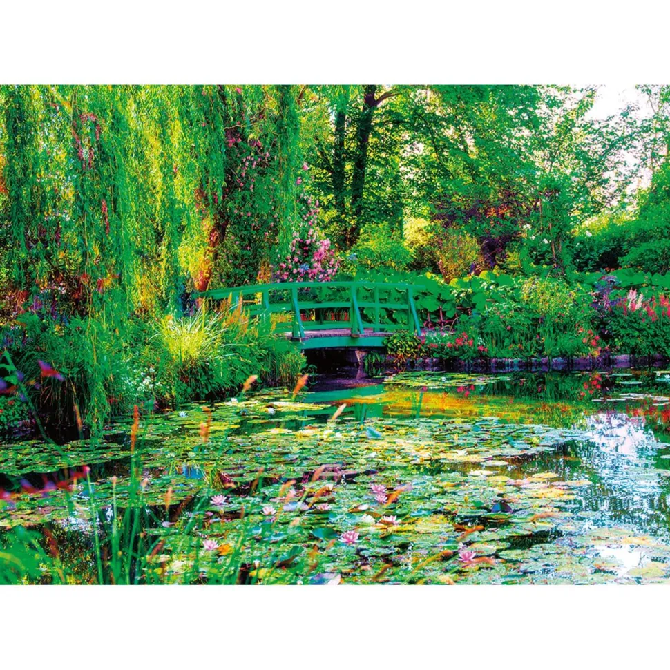 Puzzle 1500 pièces : Les jardins de Claude Monet, Giverny - Nathan