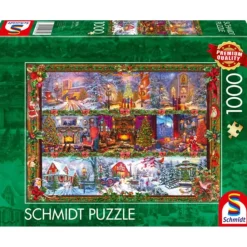 Puzzle 1000 pièces : Les merveilles de Noël - Schmidt