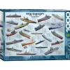 Puzzle 1000 pièces : Les Navires de guerre durant la Seconde Guerre Mondiale - Eurographics