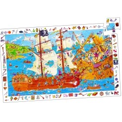 Puzzle 100 pièces - Les pirates - Djeco