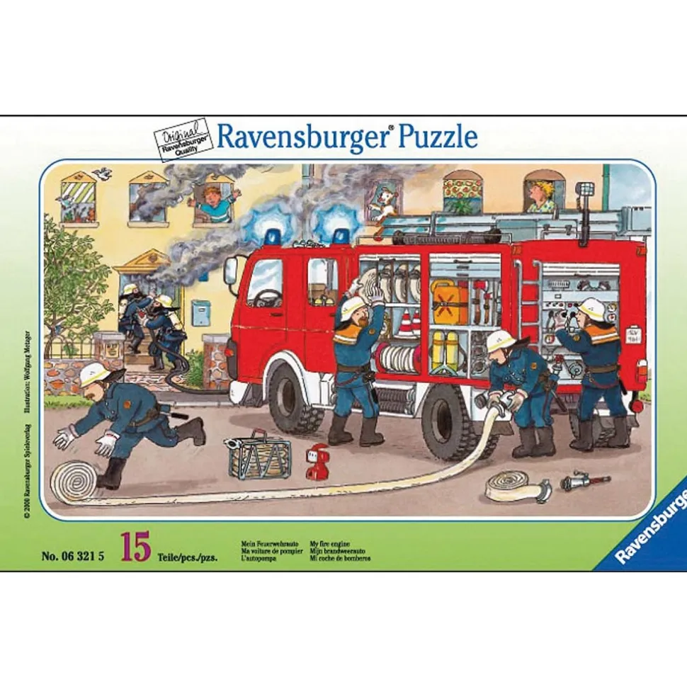 Puzzle 15 pièces - Les pompiers - Ravensburger
