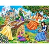 Puzzle 70 pièces : Les princesses dans le jardin - Castorland