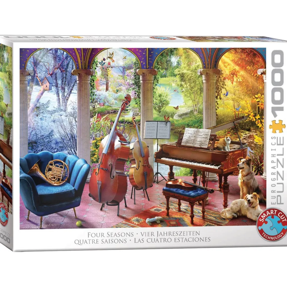 Puzzle 1000 pièces : Les Quatre Saisons par Angelo Bonito - Eurographics