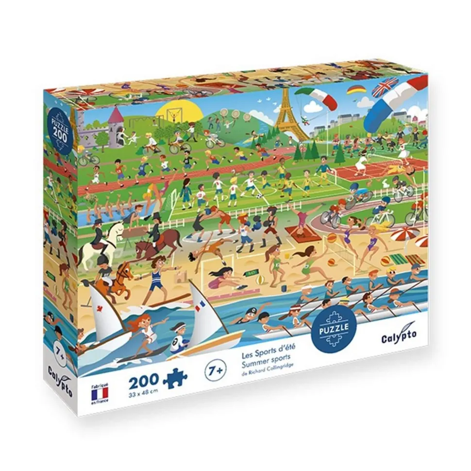 Puzzle 200 pièces : Les Sports d'Eté - Sentosphère