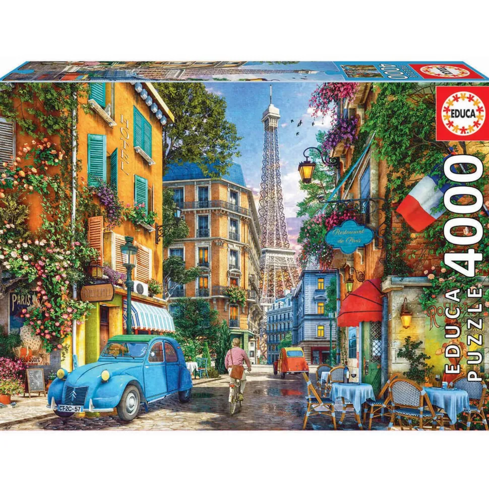 Puzzle 4000 pièces : Les Vieilles Rues de Paris - Educa