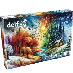 Puzzle 1000 pièces : L'HARMONIE DES SAISONS - JaCaRou