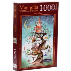 Puzzle 1000 pièces : L'Histoire d'un Arbre - Nihal Çifter - Edition Spéciale - Magnolia