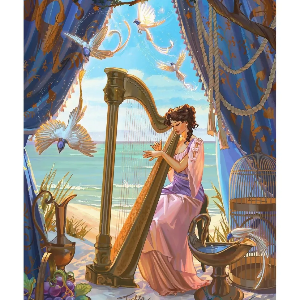 Puzzle 1000 pièces : L'homme qui murmure à l'oreille des oiseaux - Reverie Puzzle