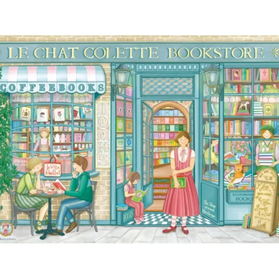 Puzzle 1000 Pièces : Librairie - Magnolia