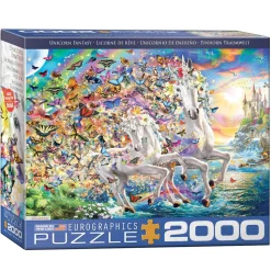 Puzzle 2000 pièces : Licorne fantasy - Eurographics