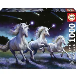 Puzzle 1000 pièces : Licornes, Anne Stokes - Educa