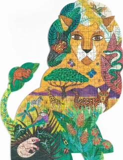 Puzzle 350 pièces : Lion - Djeco