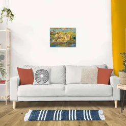 Puzzle 500 pièces - Lions dans la savane - Ravensburger