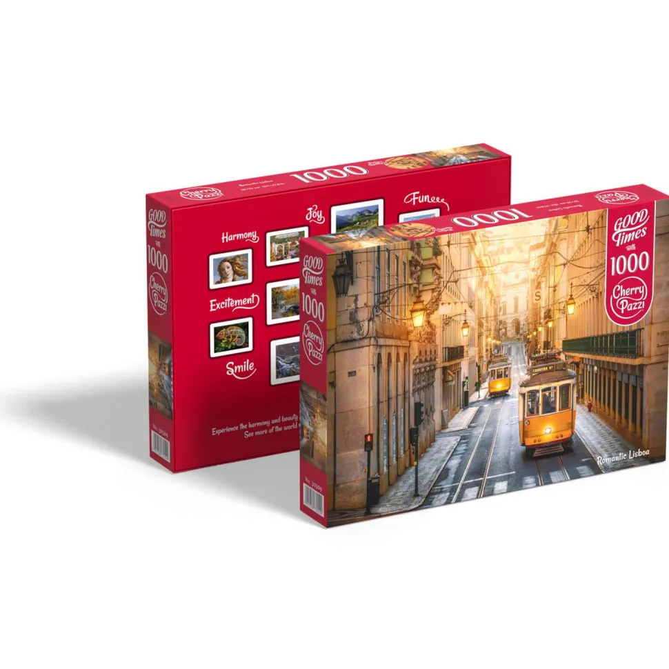 Puzzle 1000 pièces : Lisbonne Romantique - CherryPazzi