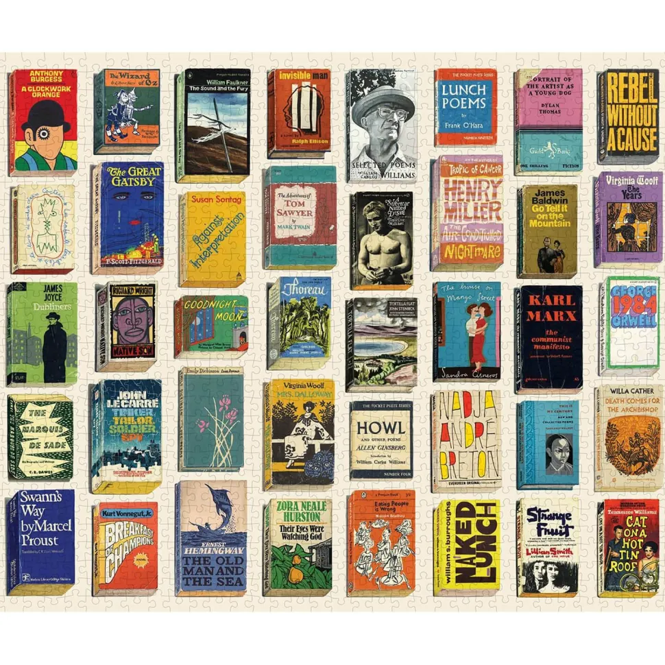 Puzzle 1000 pièces : Livres Classiques Brochés - Galison