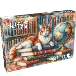 Puzzle 1000 pièces : LIVRES, GLOBE ET RRONNEMENTS - JaCaRou