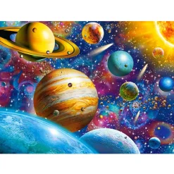 Puzzle 100 pièces : L'odyssée du Système Solaire - Castorland