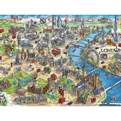 Puzzle 1000 pièces : London Landmarks - Gibsons