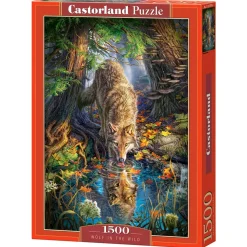 Puzzle 1500 pièces : Loup dans la nature - Castorland