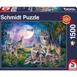 Puzzle 1500 pièces : Loups - Schmidt