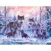 Puzzle 1000 pièces - Loups arctiques - Ravensburger