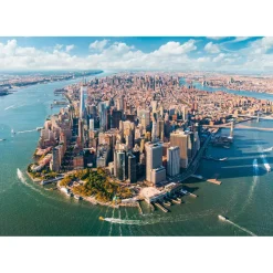 Puzzle 2000 pièces : Lower Manhattan - Clementoni