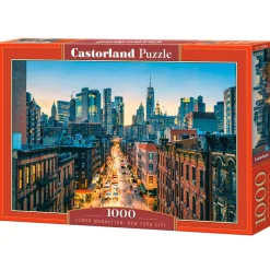 Puzzle 1000 pièces : Lower Manhattan, New York - Castorland