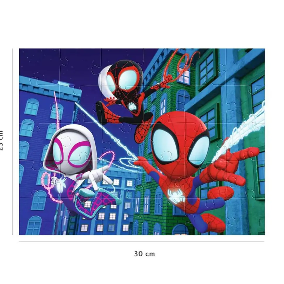 Puzzle 30 pièces : L'équipe de Spidey - Nathan